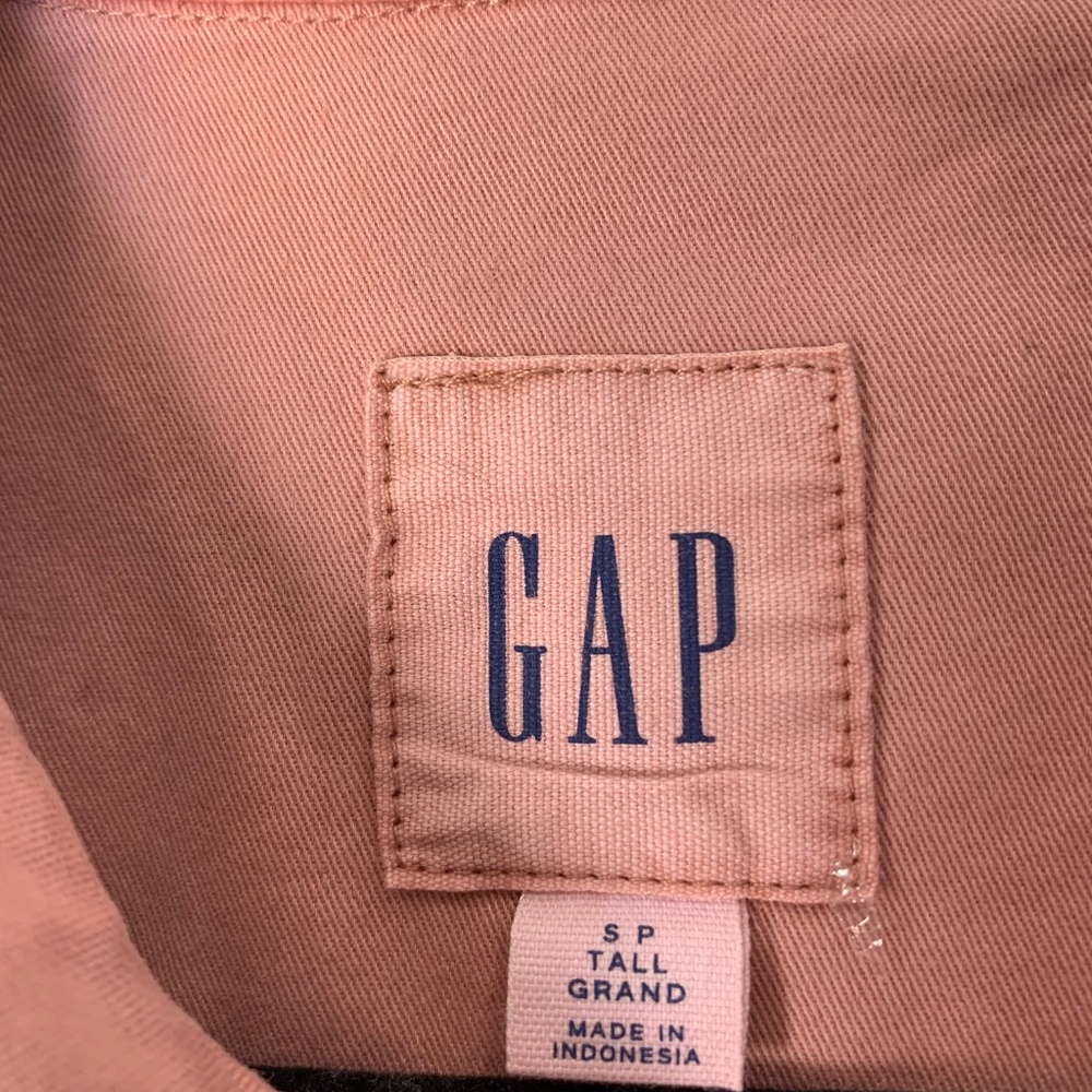 GAP Vintage Pale Pink Denim Jacket – Y2K Utility Style - Picture 10 of 16